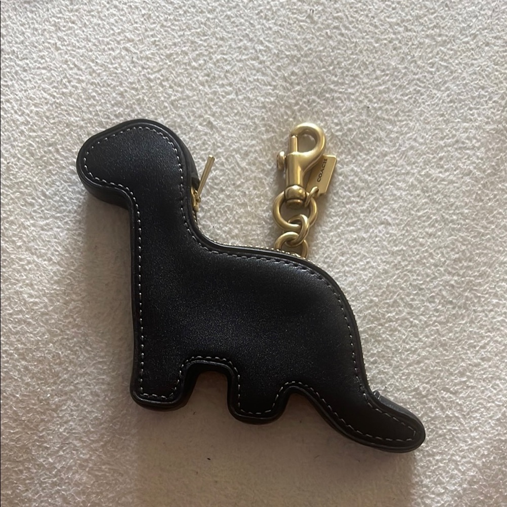 Black Dino Keychain for